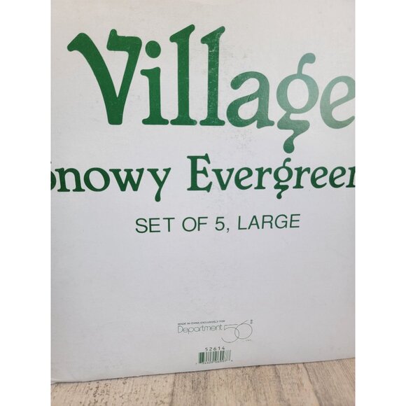 Dept 56 52614 Snowy Evergreen tree Village accessory xmas - Picture 7 of 7